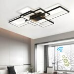 ASJK LED Deckenleuchte 80cm 60W – Dimmbar mit Fernbedienung für modernes Wohnzimmer – Bild 8