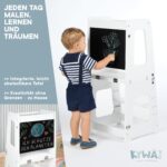 KYWAI® Montessori Lernturm Klappbar ab 1 Jahr – 2-in-1 Learning Tower & Kinderschreibtisch – Bild 5