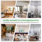HOMEOW 20er Set LED Einbaustrahler 230V 7W – Dimmbar in 3 Farbtemperaturen für Badezimmer – Bild 6