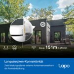 Tapo C530WS 360° Überwachungskamera Aussen – 3K 5MP Starlight Nachtsicht mit KI-Erkennung – Bild 11