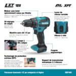 Makita DDF490Z 18V Li-Ion LXT Bürstenloser Bohrschrauber – Kompakt & Präzise – Bild 4