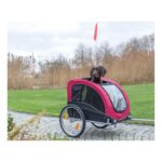 TRIXIE Fahrradanhänger für Hunde faltbar – bis 30 kg mit Bremsen & Regenschutz – Bild 3