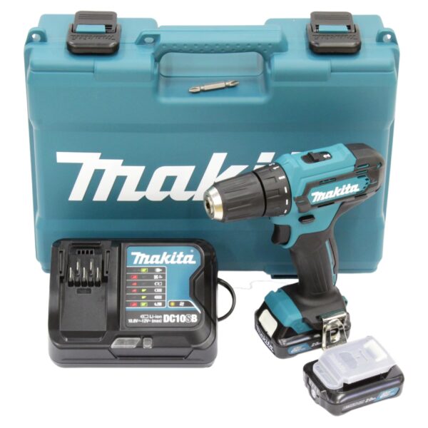 Makita DF333DSAE Akku-Bohrschrauber 12 V – Komplett-Set mit 2 Akkus & Ladegerät