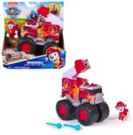 PAW PATROL Rescue Wheels – Marshalls Feuerwehr Monstertruck mit Geschoss-Abwurf & Figur