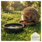 WILDLIFE HOME Igel Futterstation 2er Set – Wetterfeste Keramik Futter- & Trinkschale – Bild 3