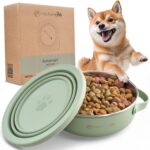 mea:hana Futternapf 900ml mit Silikondeckel – Edelstahl Reisenapf für Hunde & Katzen – Bild 9
