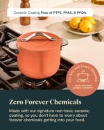 Caraway Petite Cooker 2 qt – Keramikbeschichteter Topf ohne Chemikalien – Bild 5