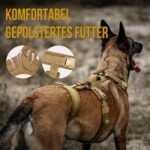 OneTigris HOUNDLOCK Taktisches Hundegeschirr – Ausbruchsicher & Komfortabel in Grösse M – Bild 6