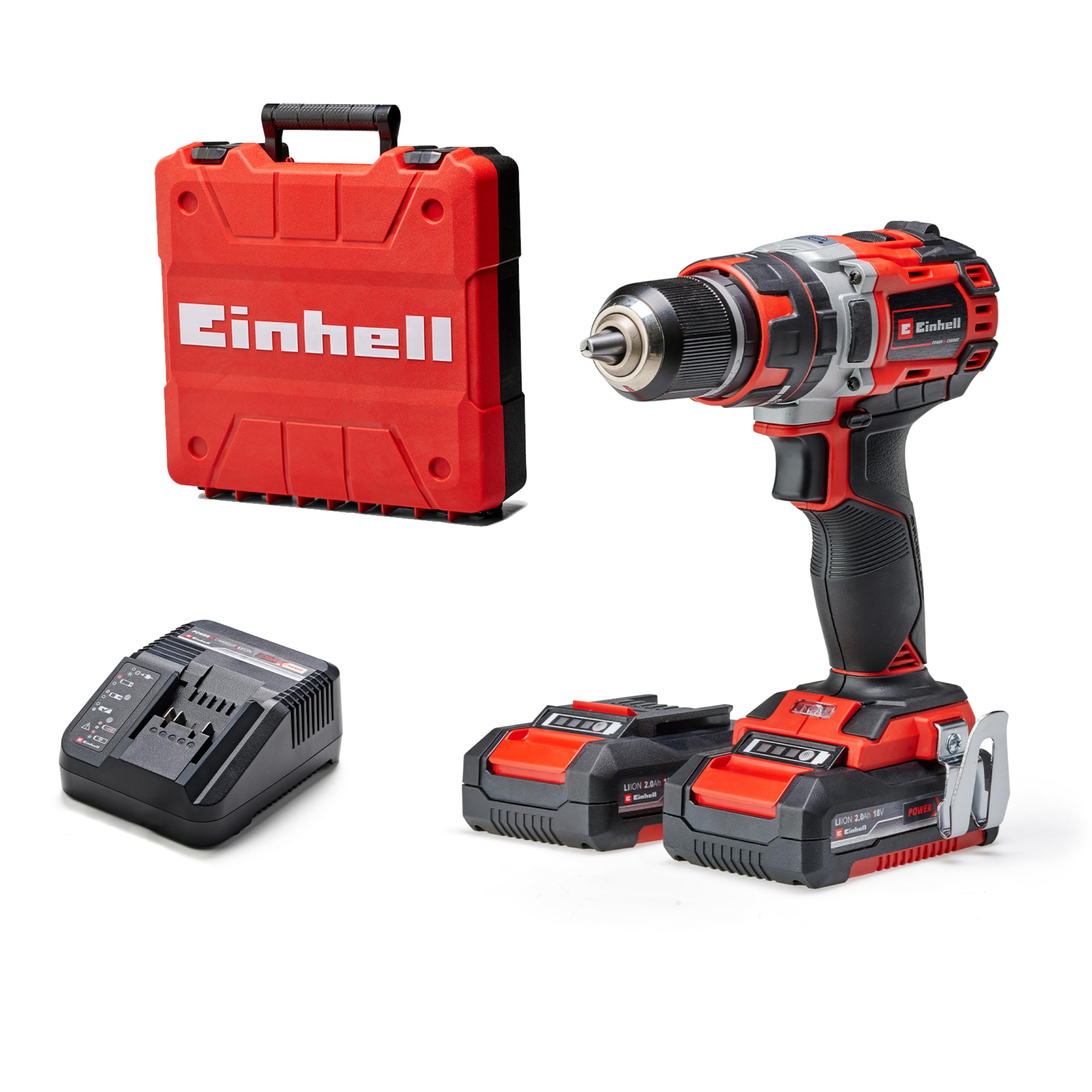 Einhell TP-CD 18/50 Li-i BL Akku-Schlagbohrschrauber – 18 V Brushless mit 2x2,0 Ah