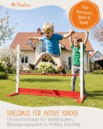 PINOLINO Hobby Horsing Hindernishürde Hoppe – höhenverstellbar 20–60 cm für Kinder – Bild 4
