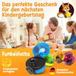 Funkelfuchs Trinkflasche 500ml Blau – 100% auslaufsicher & kohlensäuregeeignet für Kinder – Bild 7