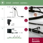 Paulmann Plug & Shine Plantini LED Außenleuchte Set – 3000K Warmweiss für Garten – Bild 4