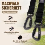 KURI PAI Hundeleine 3m verstellbar für grosse Hunde – Freihandleine mit Aluminium-Karabinern – Bild 3