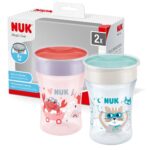 NUK Magic Cup 230 ml Trinklernbecher – 360°-Trinkrand auslaufsicher für ab 8 Monaten