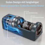 Kiseely Elektrischer Messerschärfer 5-in-1 mit 3-Geschwindigkeiten – Wiederaufladbar – Bild 3