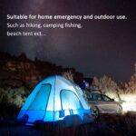 SCNNC 3W LED Solarlampen mit 3,45m Kabel – Tragbare Solar Lanterne für Camping & Notfall (2er Set) – Bild 6