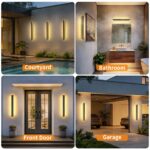 Ketom 60cm LED Wandlampe IP65 Wasserdicht – Moderne Aussenleuchte Warmweiß für Innen & Aussen – Bild 8