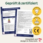 Merle Toys® Holz-Stapelturm mit 8 Ringen – Montessori Spielzeug ab 1 Jahr – Bild 8