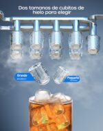 KeeGone Eiswürfelmaschine Edelstahl – 15 kg Eis in 24h mit LED-Display & Selbstreinigung – Bild 4