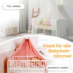 lilimaus Himmelstange für Babybett – universelles Himmelbett Gestell für alle Betten – Bild 4