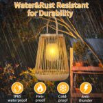 KagoLing 2er Set Vintage Solar Laternen – IP65 Wasserdicht für Garten & Balkon – Bild 4