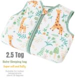 Chilsuessy Baby Schlafsack mit Füssen 2er Pack – 2.5 Tog Winterschlafsack für 75–85 cm – Bild 2