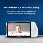 Babysense Full HD Split-Screen-Babyphone mit 2 Kameras – sichere WLAN-freie Überwachung – Bild 4