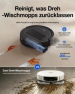 ECOVACS DEEBOT T90 MAX PRO Saugroboter mit Wischfunktion – 40.000 Pa Saugkraft & Heissswasser-Mopp – Bild 2