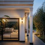 Ledvion Classic Vela Außenlampe mit Bewegungssensor – IP44 Wandleuchte E27 Schwarz – Bild 2