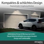 Oktaplex Ambo LED Aussenlampe mit Bewegungsmelder 10W 800lm IP54 – Warmweiss – Bild 6