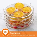 Goldlion Dehydrator Rack Edelstahl – 5-schichtiges Zubehör für Ninja Foodi & Instant Pot – Bild 5