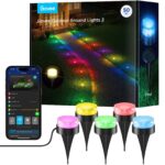Govee RGBIC Bodenleuchten 15m IP67 – Smarte Gartenbeleuchtung mit 63 Szenenmodi