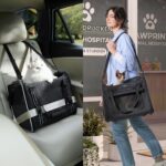 LE SURE Faltbare Katzentransporttasche 43.5x29.5x34 cm – Formstabil & Sicher für Reisen – Bild 7