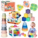 MutoToy 6-in-1 Montessori Spielzeug ab 1 Jahr – 42-teiliges Motorikspielzeug Set
