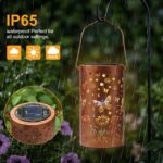 ZKLiLi Schmetterling Solar Laterne – Wasserdichte Garten Dekoration mit warmem Licht – Bild 4