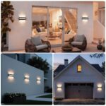 LED Wandleuchte Up-Down 12W 1200lm IP65 – Warmweiss 3000K Aluminium für Innen & Aussen – Bild 6