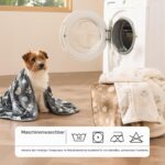 BEDSURE Hundedecke 3er-Set XS (58x41 cm) – Waschbare Fleece-Decken für Hunde & Katzen – Bild 4