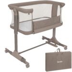 Lionelo Pari 3in1 Beistellbett – 6-fach höhenverstellbar mit Wiege & Transporttasche