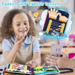 ACDAY Busy Board Montessori Spielzeug – 20 Lernaktivitäten für Kleinkinder ab 1 Jahr (Blau) – Bild 5
