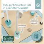 Bieco Motorikwürfel Scandi-Chic aus FSC® Holz – Motorikspielzeug ab 1 Jahr – Bild 5