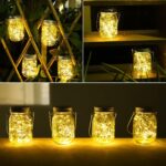 HOYIBO Solar Lichterkette 4er-Set mit 30 LEDs – IP65 Wasserdichte Gartenlaterne für Aussen – Bild 6