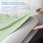 YIHATA Bettgitter 2er Set – Schaumstoff-Bettschutz mit rutschfestem Bezug für Kleinkinder – Bild 3