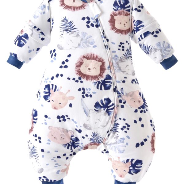 Chilsuessy Baby Winterschlafsack mit abnehmbaren Ärmeln – Wärmend & Praktisch für 95–105 cm