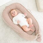 Bearmoss Babynestchen 90x55cm – Weiches Kuschelnest mit Musselinbaumwolle für Neugeborene – Bild 7