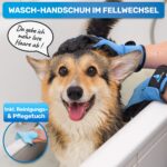 BluePet Fellpflegehandschuh für Hunde, Katzen & Pferde – Sanfte Haarentfernung – Bild 5