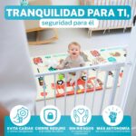 Almar Baby Sicherheitsgitter 67-74 cm – Schraubenlose Montage für Türen & Treppen – Bild 3