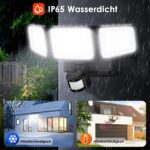 BENMA 302 LED Strahler mit Bewegungsmelder – 1500 lm Sicherheitsleuchte, batteriebetrieben, IP65 – Bild 4