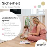 Geuther Oris Treppenschutzgitter 58–93 cm – Babygitter mit Schwenktür, EN 1930 zertifiziert – Bild 8