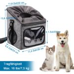 Ownpets Hundefahrradkorb mit Sicherheitsseil – Tragbarer Fahrradkorb für Hunde bis 7,5 kg – Bild 4