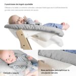 Stokke Tripp Trapp Stuhl Eichenholz Warm Brown – Mitwachsender Hochstuhl bis 136 kg – Bild 6